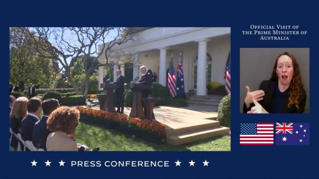 'An Anchor to Peace': Biden Holds Joint Press Conference With Australian PM