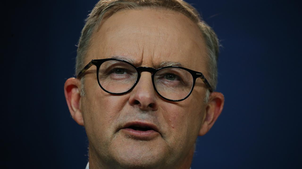 Anthony Albanese says Barnaby Joyce’s conduct with George Christensen is irresponsible. Picture: Gaye Gerard / NCA NewsWire