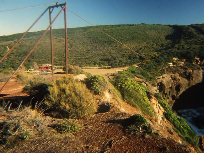 The old gantry at Snapper Point. Picture: Barry Collier