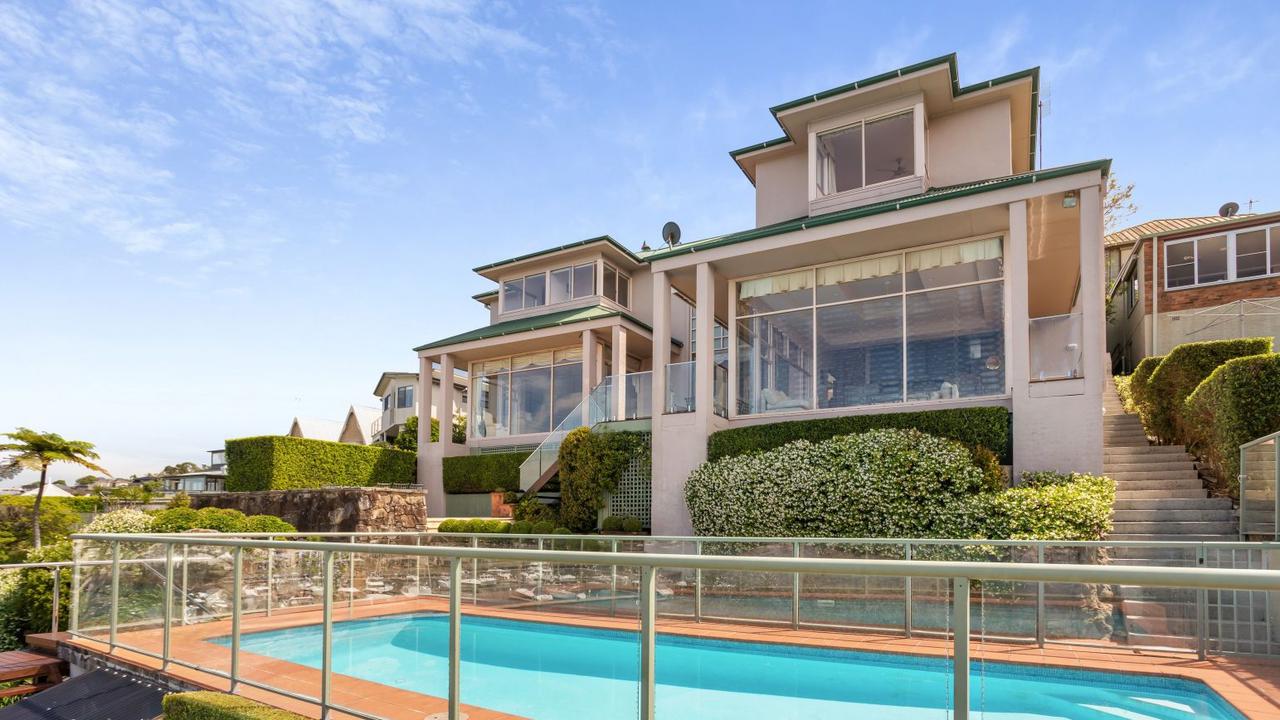 The pool, right in front of the bay, is solar heated.