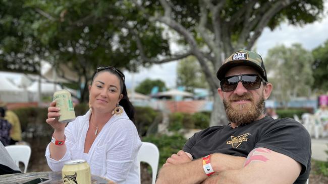 Stephanie Hennessy, left, and Corey Blaik, right. Picture: Asa Andersen.