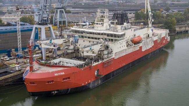 TasPorts’ CEO says the Nuyina will be able to berth at the Macquarie wharves in Hobart.