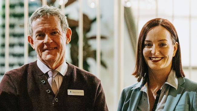 Livingstone Shire Mayor Andy Ireland and Keppel MP Brittany Lauga.