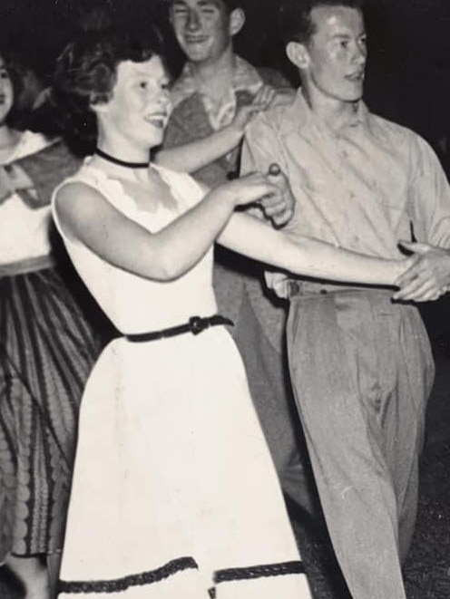 David and Denise dancing in their youth. Picture: Supplied