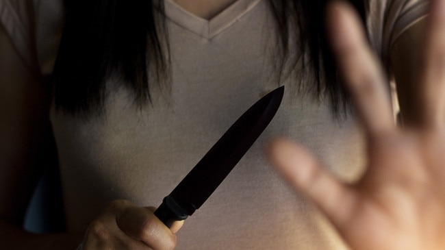 Three teen girls are accused of using a knife and a machete in alleged attempted robberies in Melbourne’s west. File picture.