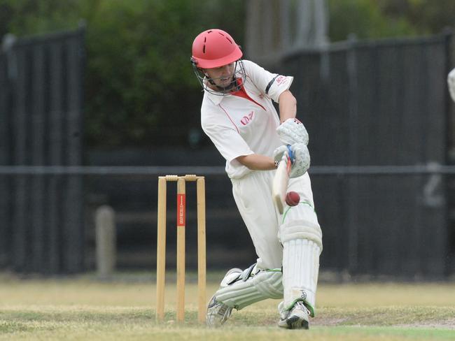 Baden Powell batsman Rhys Elmi blasted seven sixes in his 73 not out off 76 balls in the grand final.