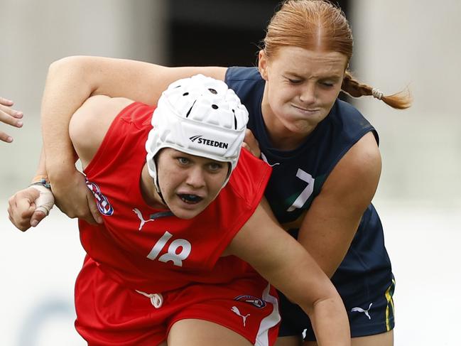 Seisia White (headgear) could be available for Geelong on Sunday.