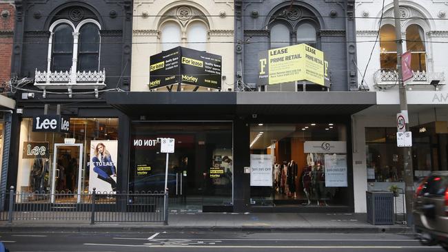 Chapel St now resembles a ­retail graveyard. Picture: David Caird