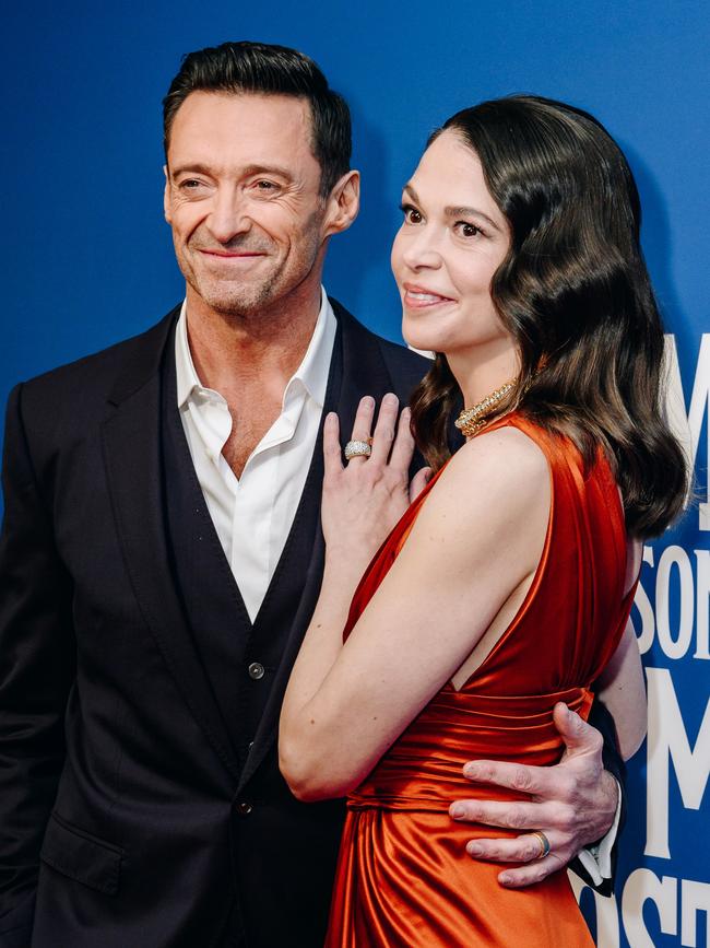 Jackman and Sutton Foster are said to have formed a connection when starring The Music Man in 2022 Picture: Nina Westervelt/Variety/Penske Media