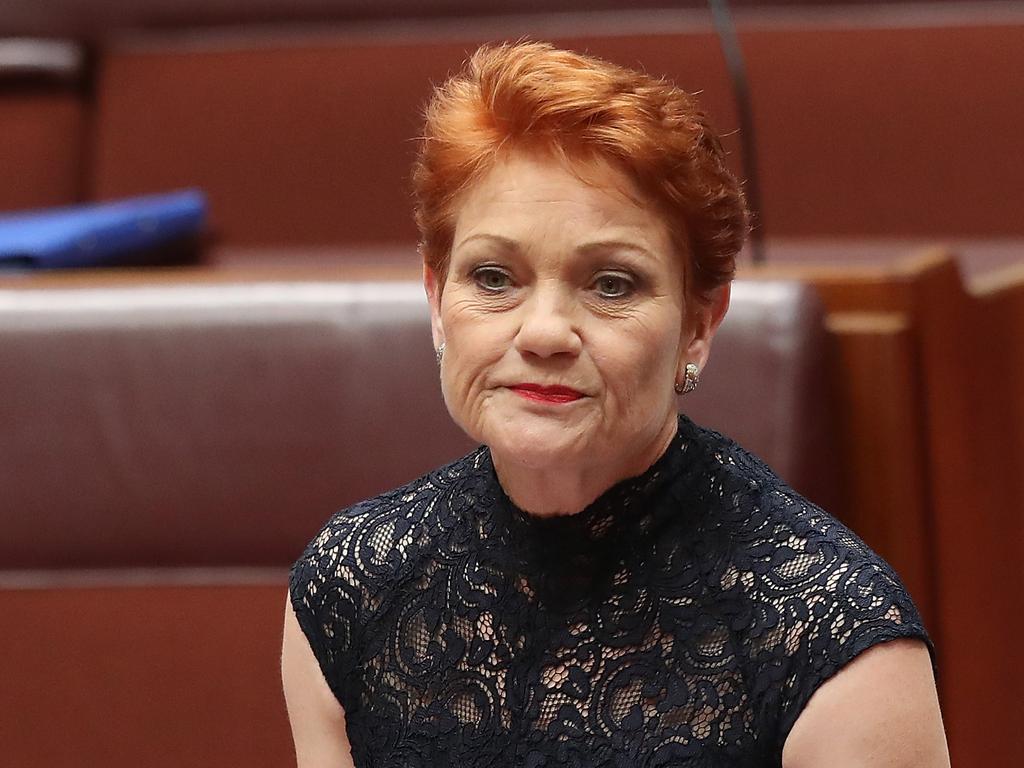 One Nation leader Pauline Hanson. Picture: Kym Smith