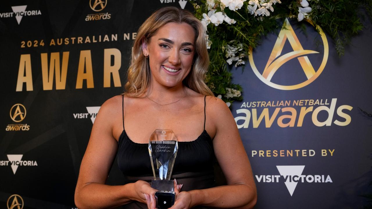 Vixens goaler left ‘embarrassed’ after taking out netball’s top gong