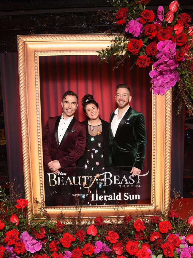 Opening night: Beauty and The Beast at Her Majestys Theatre, Melbourne. Picture: Josie Hayden