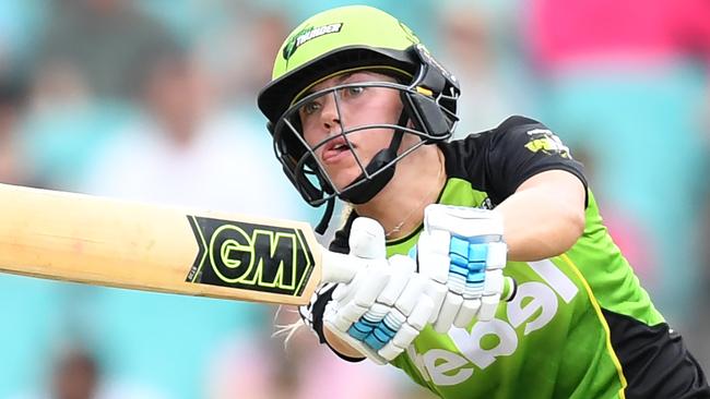 Naomi Stalenberg starred for the Sydney Thunder against the Sydney Sixers.