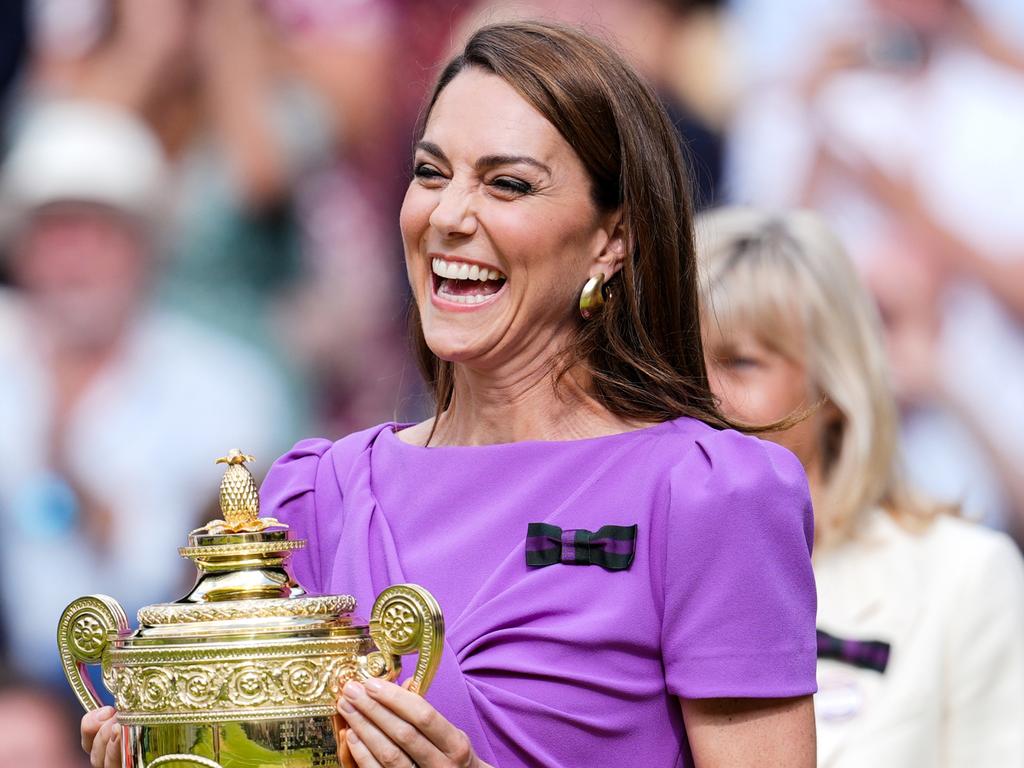 Princess Catherine had a spring in her step at Wimbledon. Picture: Getty Images