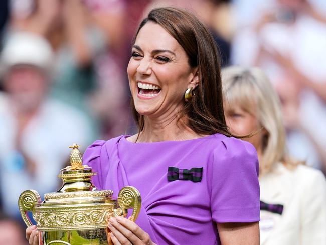 Princess Catherine had a spring in her step at Wimbledon. Picture: Getty Images