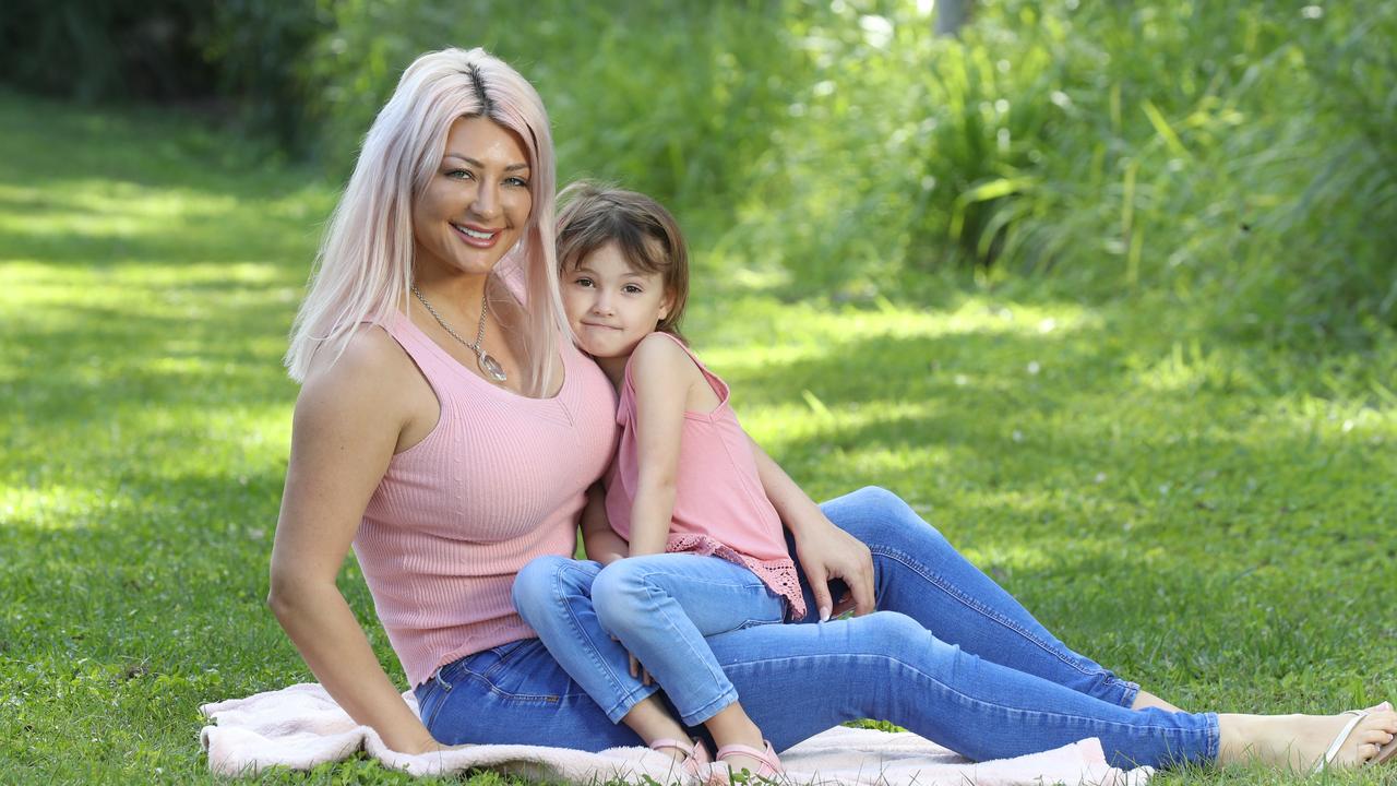 Heather Weatherill with her daughter Annah Wetherill, 4. Picture: Annette Dew