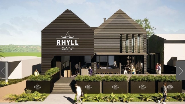 The proposed Rhyll Brewery.