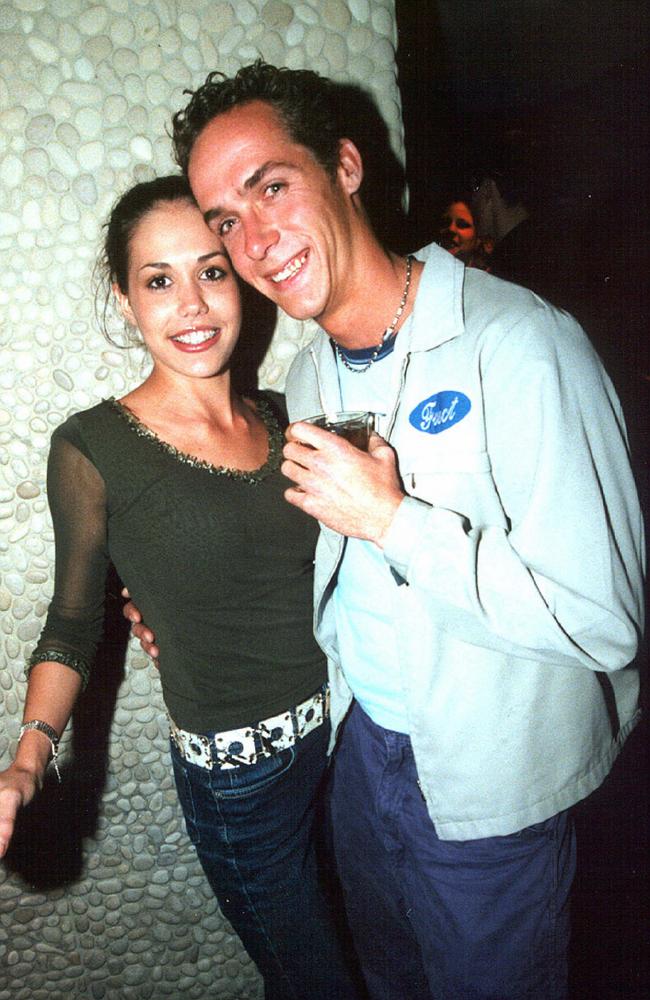 Brooke Morgan and David MacGrath at The Drink, 2000.