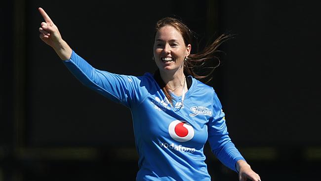 Amanda-Jade Wellington of the Strikers was overlooked for the Ashes squad. (Photo by Mark Metcalfe/Getty Images)