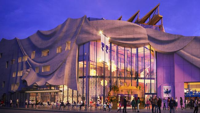 Artist's impression of the Geelong Arts Centre redevelopment.