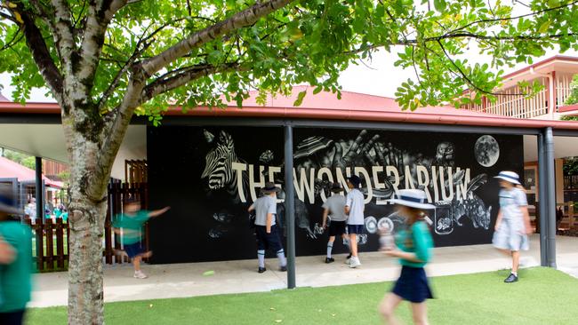 The Matthew Flinders Anglican College’s new Wonderarium which opened in 2021.