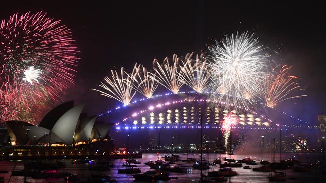 There will be fireworks but people have been asked to watch them at home. Picture: AAP Image/Mick Tsikas