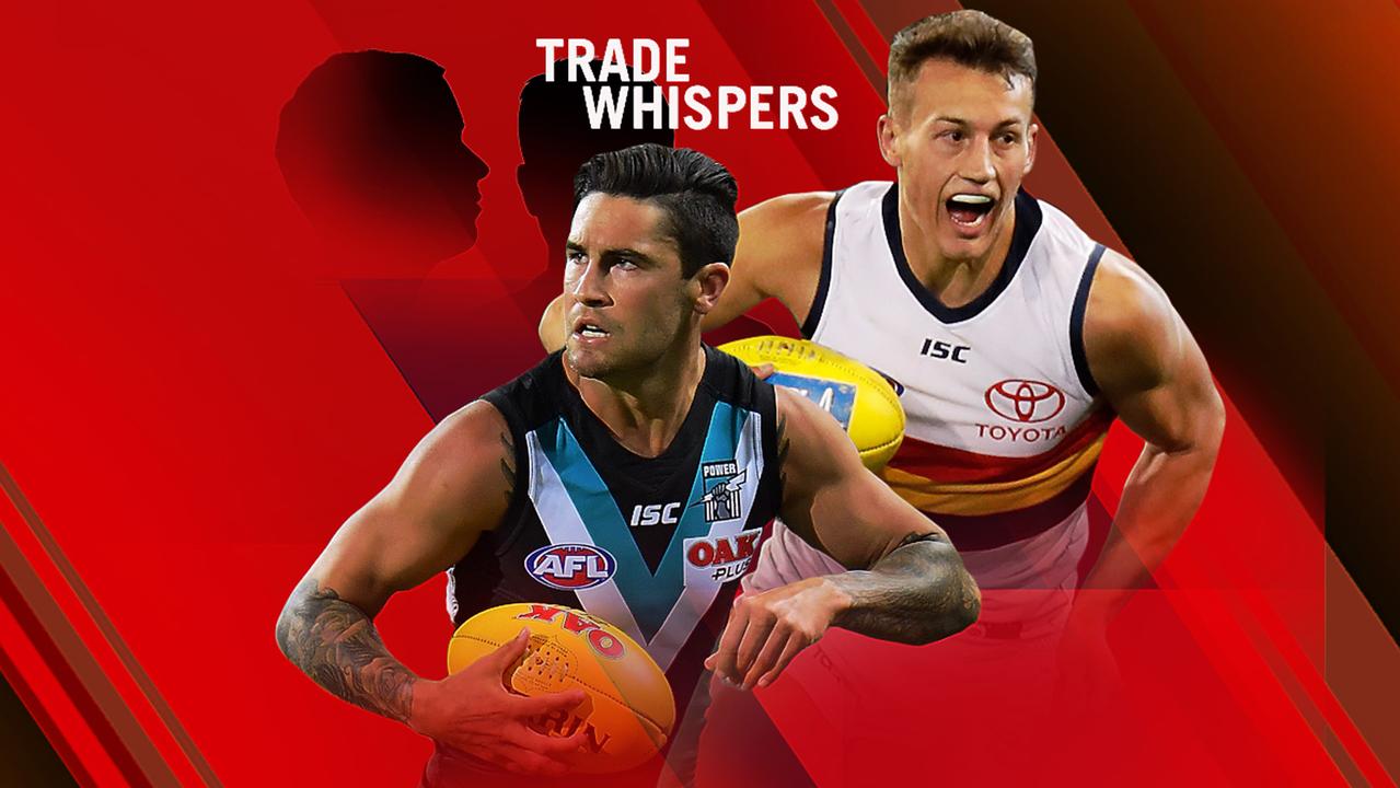 AFL trade whispers: Tom Doedee and Chad Wingard.