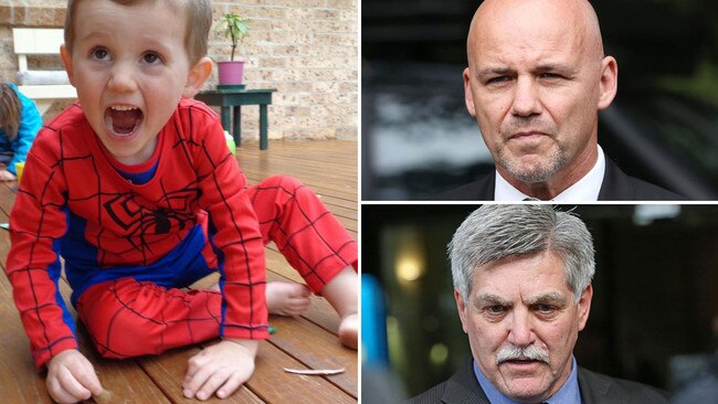 Little boy lost William Tyrrell, left, former head of the Tyrrell investigation, Gary Jubelin, top right, and the new head of the investigation, David Laidlaw, bottom right.