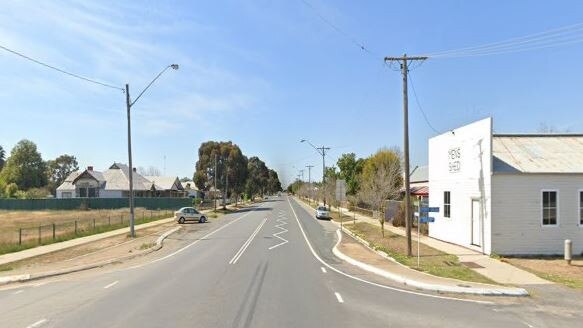 Following inquiries by Murray Police district they arrested the man at intersection of Jerilderie St and Bolton St , Jerilderie, about 9.30am on Friday June 10, 2022. Picture: Supplied