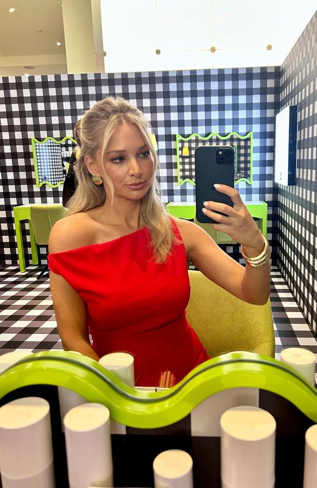 Anna Heinrich shared a selfie from Crown’s ‘Style Salon’. Picture: Instagram/AnnaHeinrich