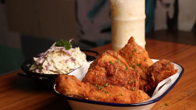 Fried chicken at Rude Boy Hobart.  Delicious 100 voting is open for Tassie for the first time with fried chicken being one of the categories people can vote in as the 'best'.  Picture: Nikki Davis-Jones