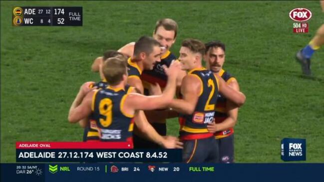 Tex stars as Adelaide Crows thrash West Coast Eagles