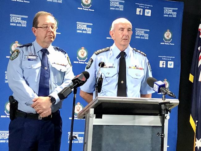 Police addressing the media today. The man in question had been on their radar since January.