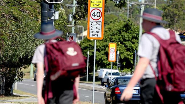 PANIC TIME: Parents can lose the driving plot at school drop-off. Picture: Renae Droop