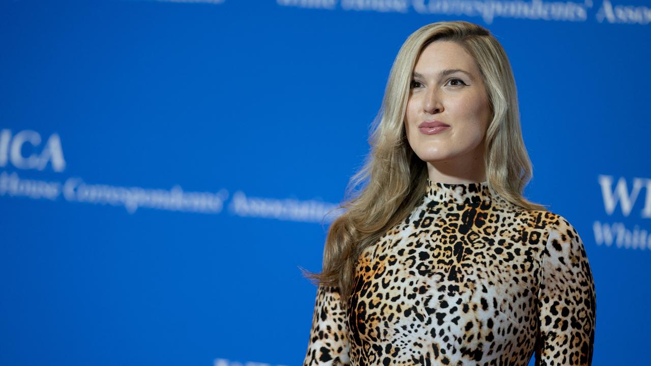 Nuzzi at the White House Correspondents' Association dinner in 2023. Picture: Stefani Reynolds / AFP