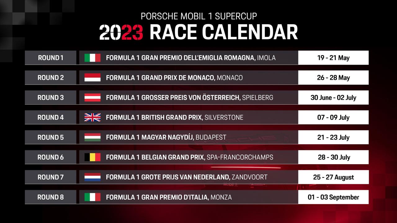 Porsche Supercup 2024 Calendar Minta Tamarra