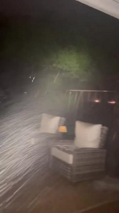 Hail, Rain, and Lightning Hit West-Central Texas Amid Tornado Watch