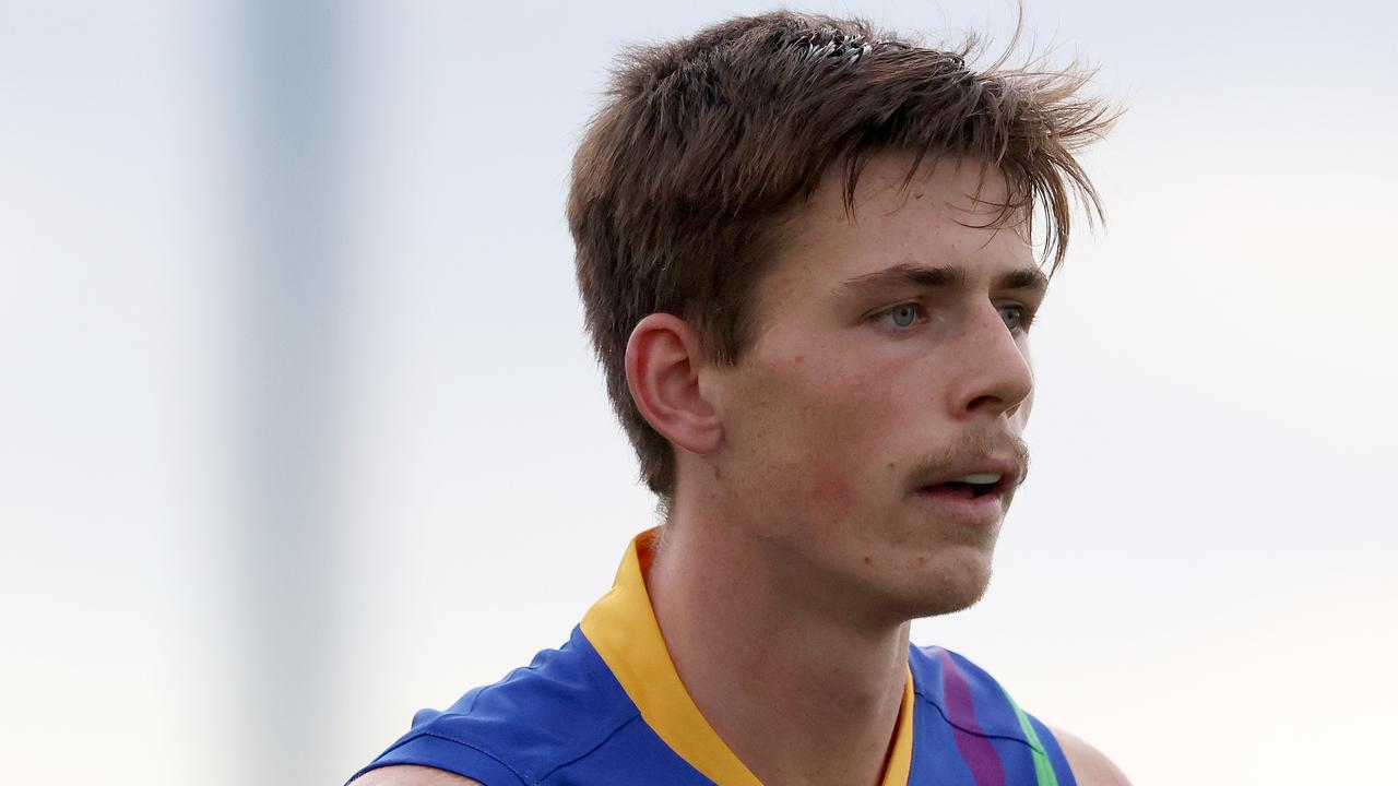 Williamstown defender Charlie Dean claimed the VFL’s Fothergill-Round-Mitchell Medal. (Photo by Jonathan DiMaggio/AFL Photos/via Getty Images)