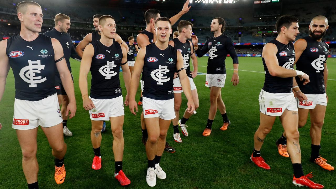 The Blockbuster Blues are back. Picture: AFL Photos/Getty Images