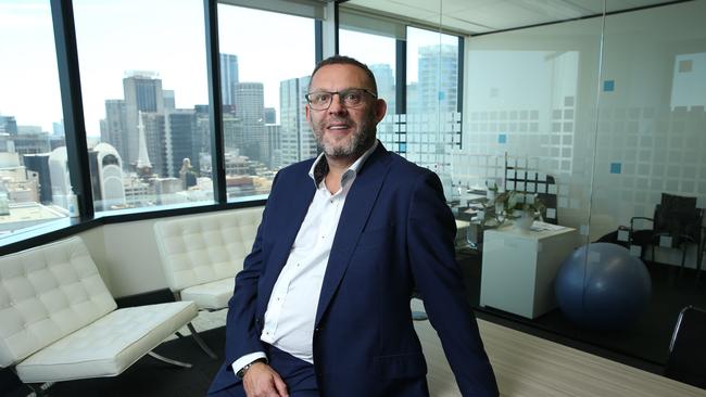 16/02/2023. Nuix CEO Jonathan Rubinsztein, photographed at their offices in Sydney. Britta Campion / The Australian
