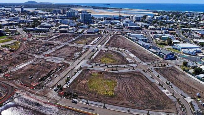 CHANGING: The site of the new Maroochydore CBD in September. Picture: Contributed