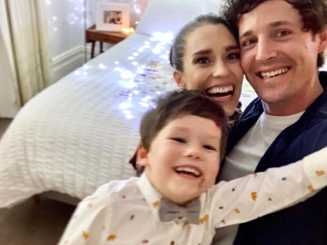 Lachlan Gillespie, the Purple Wiggle, announces his engagement to his ballet dancer girlfriend Dana Stephensen after she popped the question. Picture: Instagram