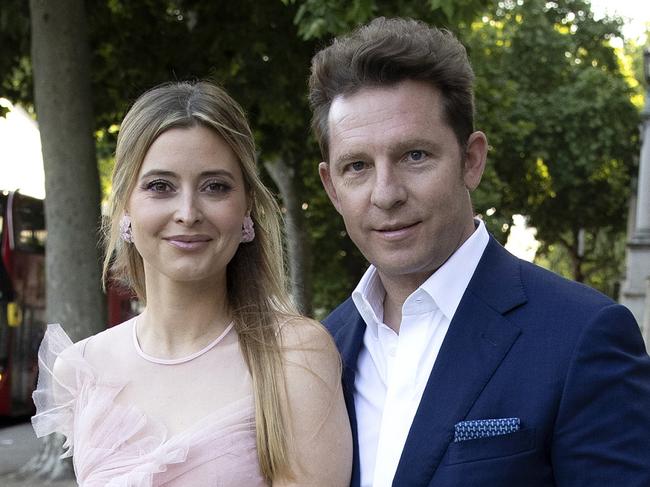 LONDON, ENGLAND - JUNE 20: Holly Valance and Nick Candy arrive for the Conservative Summer Party at V&A on June 20, 2022 in London, England. (Photo by Ricky Vigil/Getty Images)