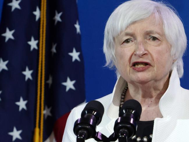 WILMINGTON, DELAWARE - DECEMBER 01: U.S. Secretary of the Treasury nominee Janet Yellen speaks during an event to name President-elect Joe BidenÃ¢â¬â¢s economic team at the Queen Theater on December 1, 2020 in Wilmington, Delaware. Biden is nominating and appointing key positions to the Treasury Department, Office of Management and Budget, and the Council of Economic Advisers.   Alex Wong/Getty Images/AFP