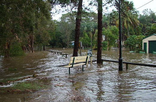 Flooding at Boreen Point | The Courier Mail