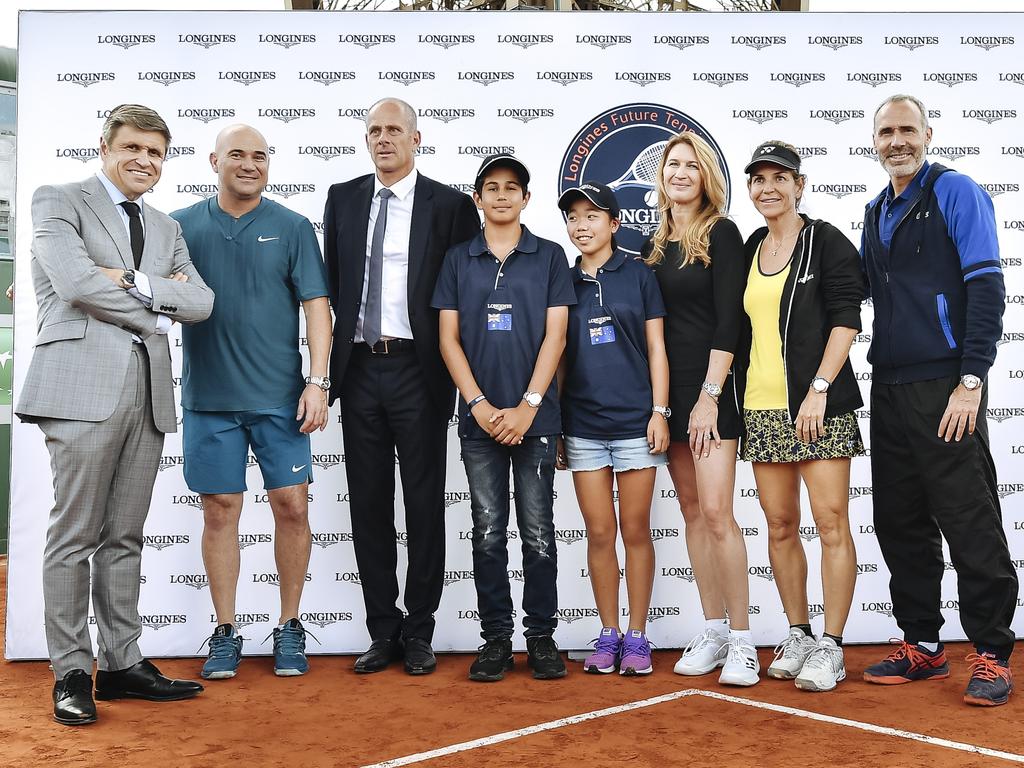 Longines tennis aces Gold Coast girl 12 plays at Eiffel Tower