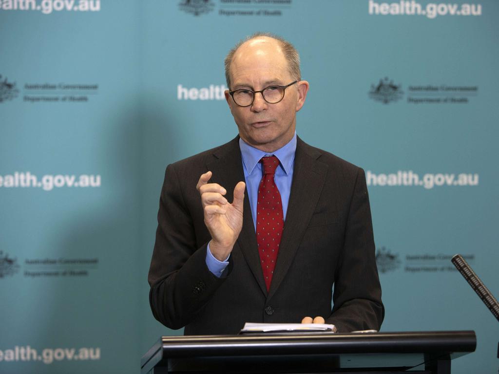 Chief medical officer Paul Kelly has revoked a hot-spot listing for Sydney’s northern beaches. Picture: NCA NewsWire / Gary Ramage