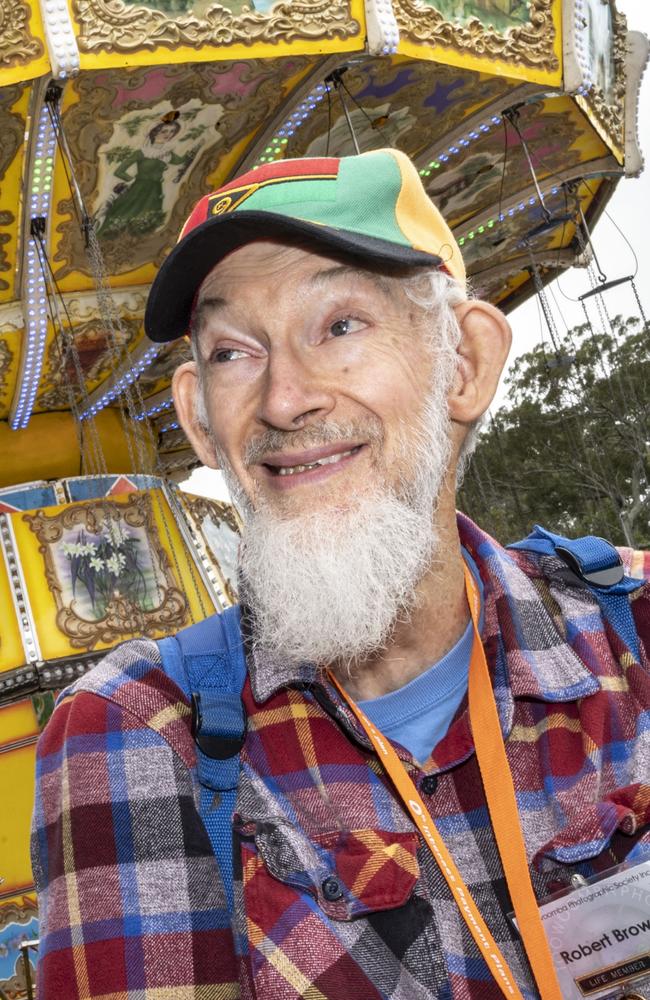 75-year-old photography and motorsport enthusiast Robert Brown. Picture: Nev Madsen.