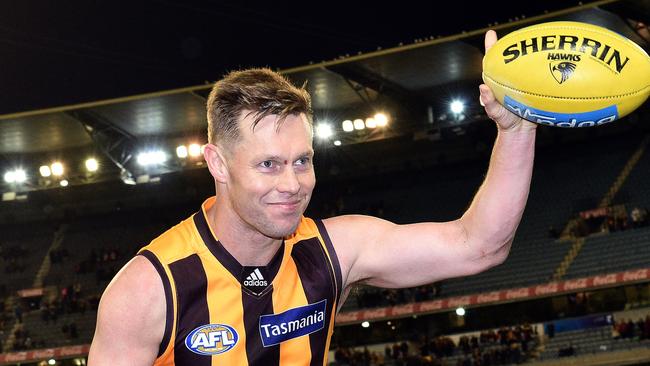 Sam Mitchell has announced his retirement. Photo: AAP Image/Julian Smith