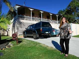 NOT FAIR: Karen Solomon of Newtown is angry with Ipswich City Council for refusing her plans to build a colonial style double car port at her Newtown home. Picture: David Nielsen